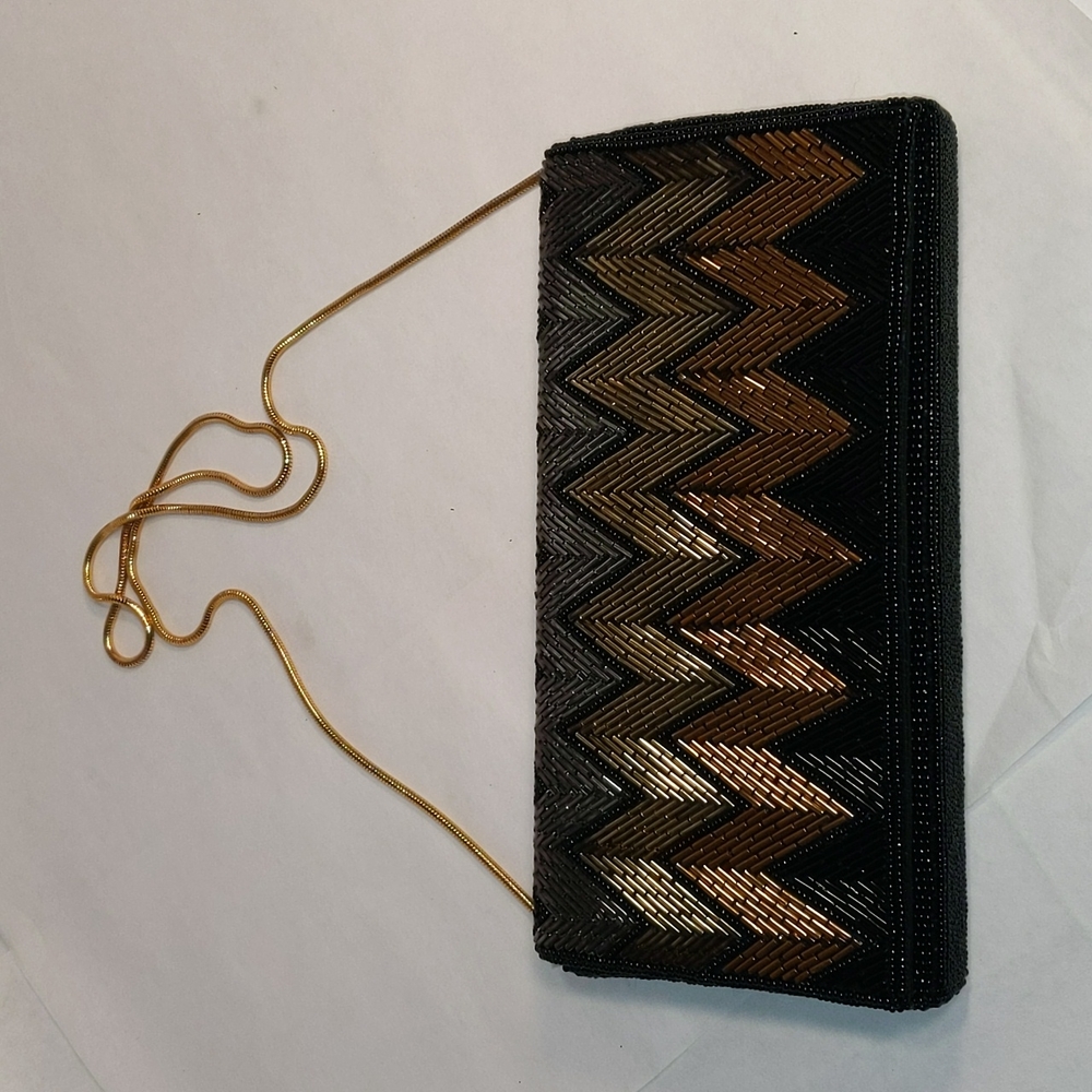 Towanny beaded clutch purse bag